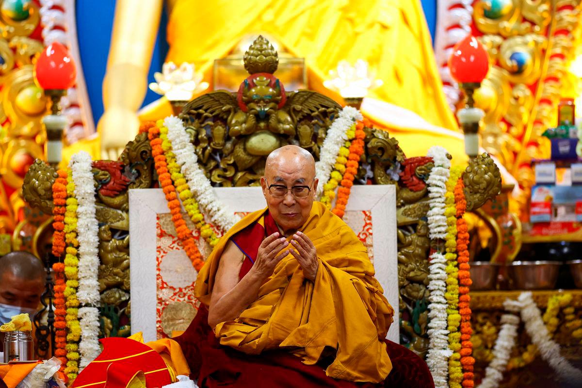 Tibetan spiritual leader the Dalai Lama attends a prayer meet held for his long life at the Dalai Lama temple in the northern hill town of Dharamshala, India - REUTERSPix