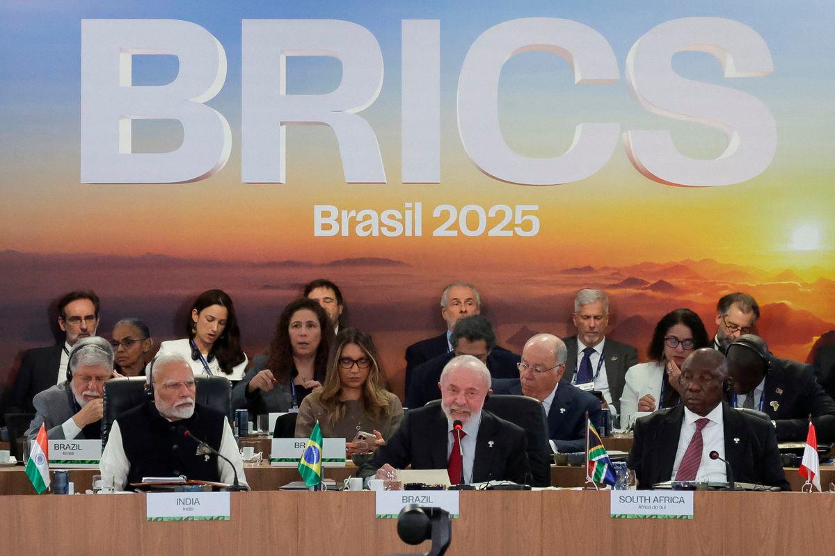 Brazil’s President Luiz Inacio Lula da Silva berucap semasa BRICS Summit - REUTERS
