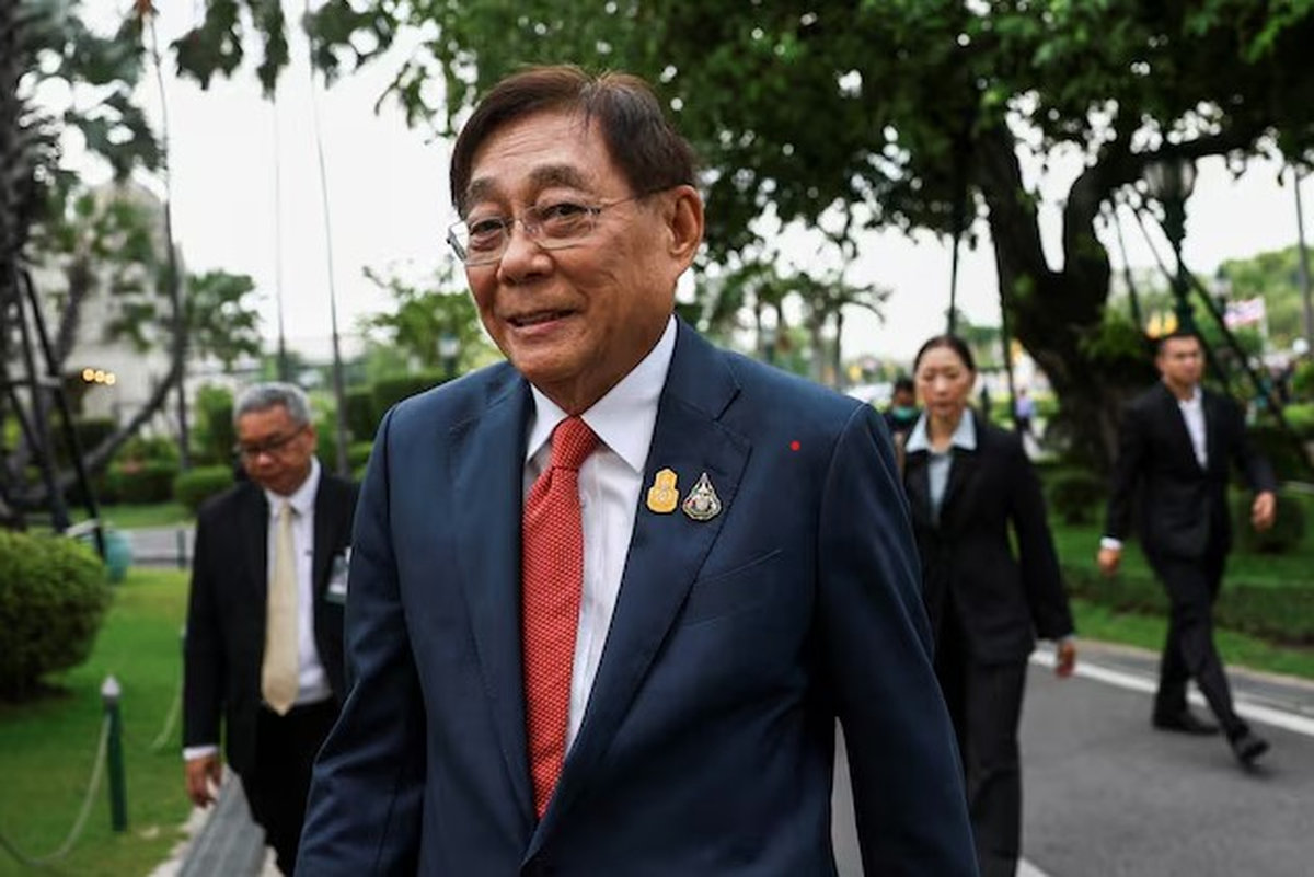 Thailand’s new Finance Minister and Deputy Prime Minister Pichai Chunhavajira reacts on the day of the cabinet meeting at Thai Government House in Bangkok, Thailand, May 7, 2024. - REUTERS