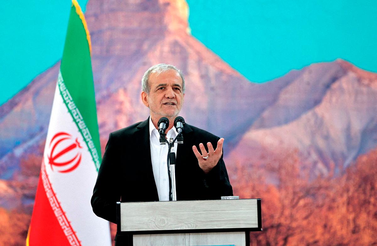Iranian President Masoud Pezeshkian. - Iran’s Presidential website/WANA (West Asia News Agency)/Handout via REUTERS