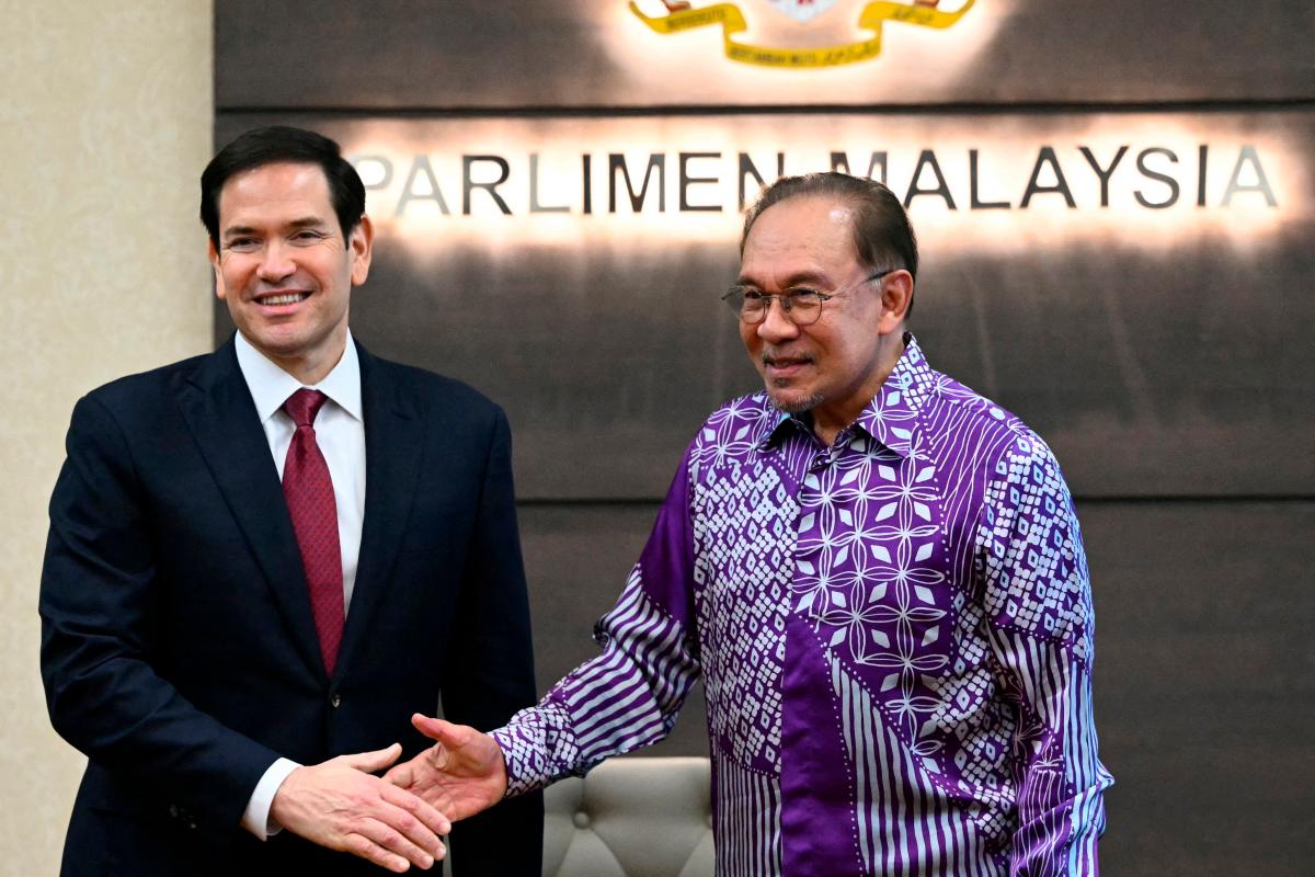 Marco Rubio bersama Anwar - BERNAMA