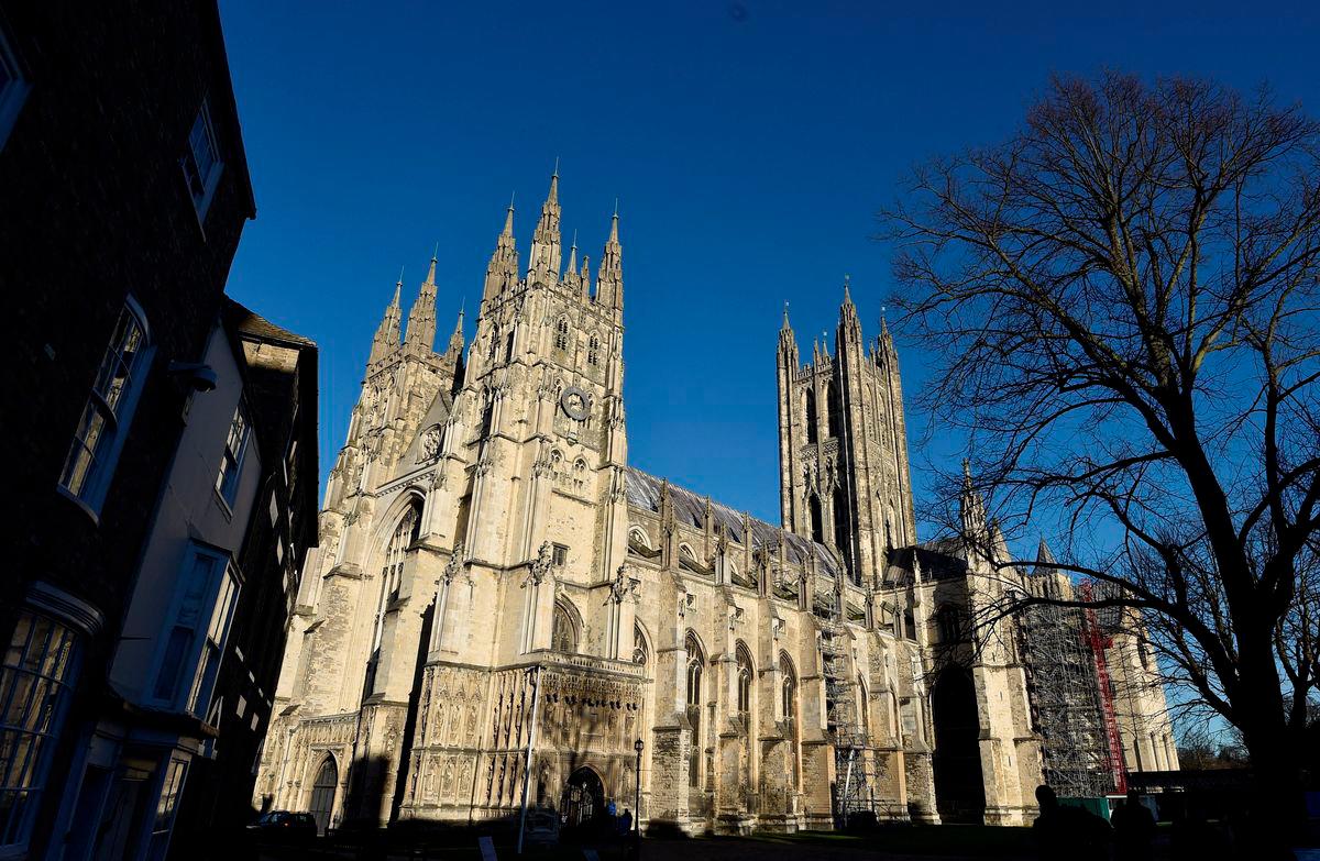 Canterbury Cathedral is seen in Canterbury, southern Britain, January 15, 2016. - REUTERSPIX
