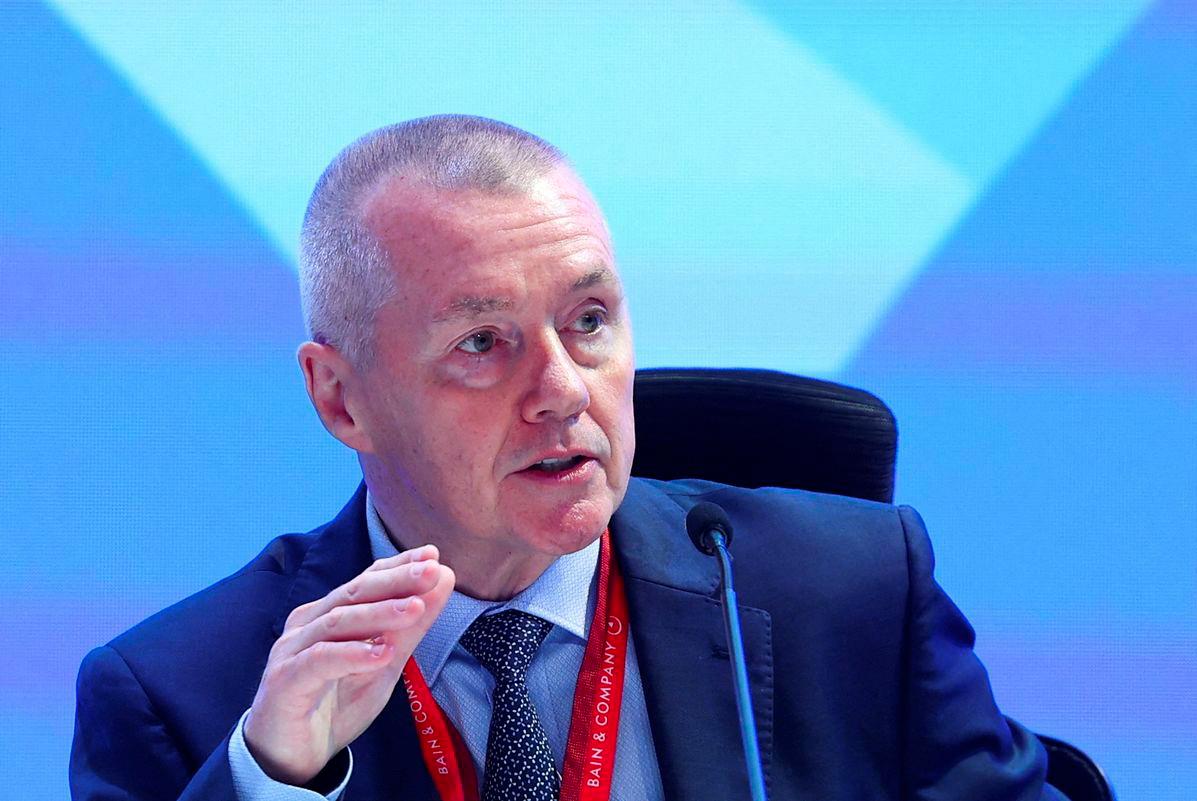 Willie Walsh, Director General, International Air Transport Association (IATA), speaks at the press briefing during the annual International Air Transport Association (IATA) meeting in New Delhi, India, June 2, 2025. - REUTERSPIX