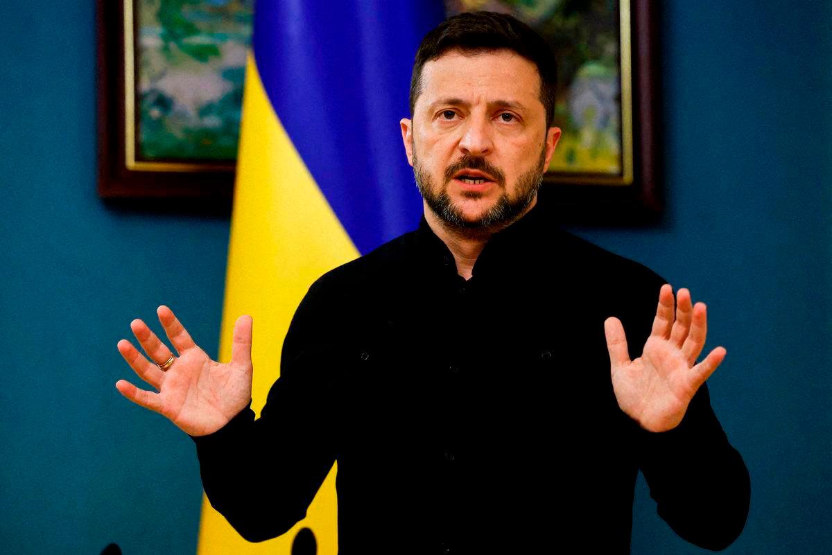 Volodymyr Zelensky -REUTERS