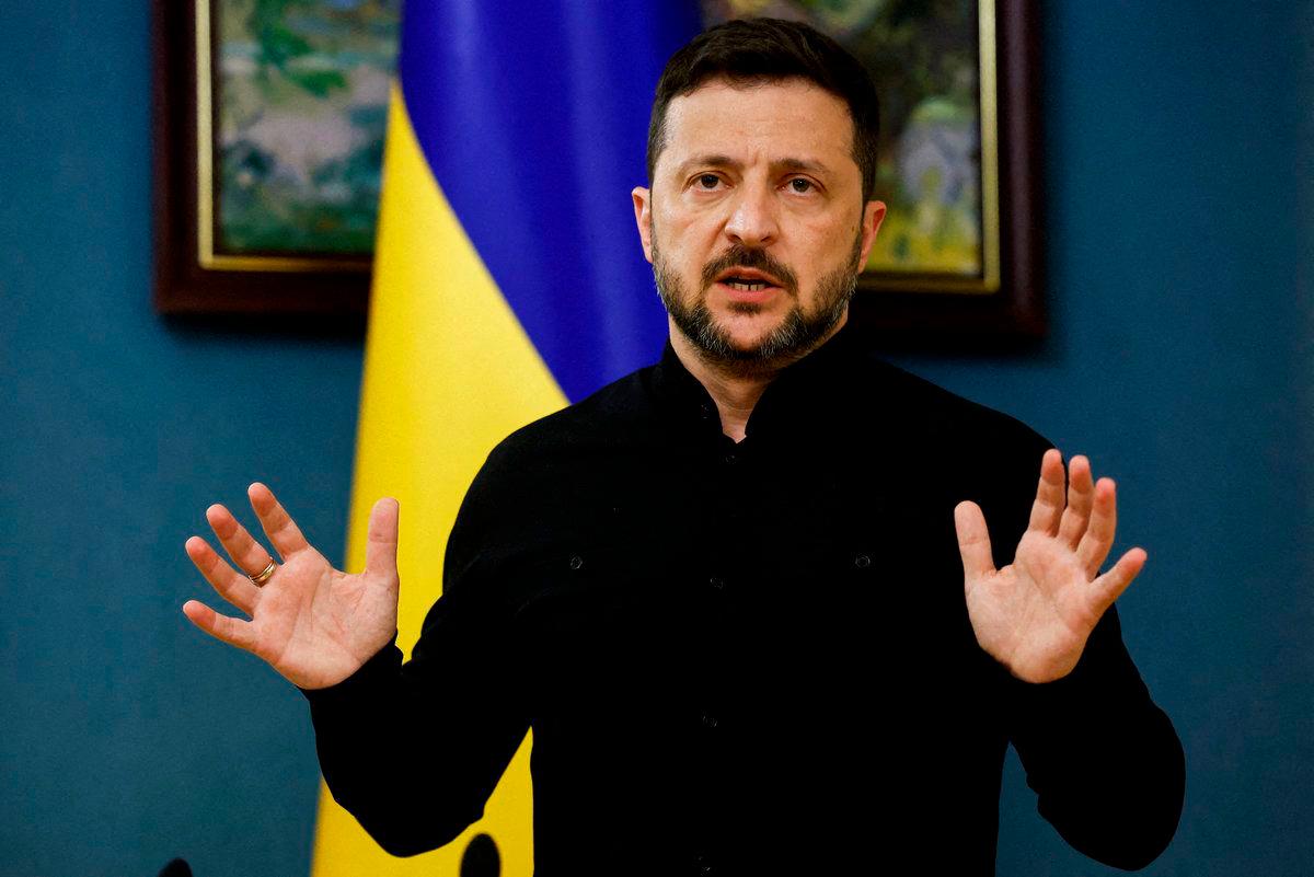 Ukraine’s President Volodymyr Zelenskiy - REUTERS