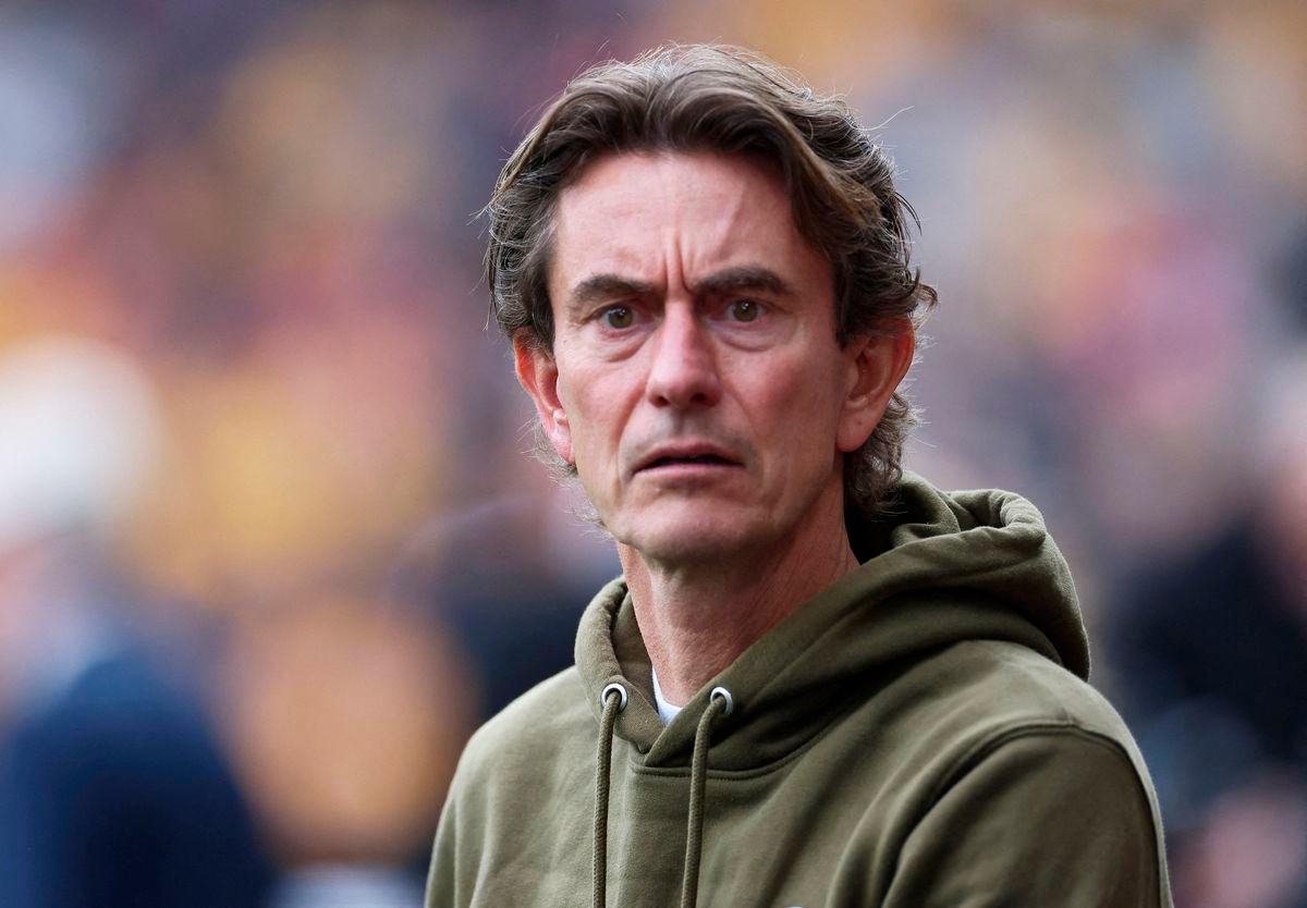 FILE PHOTO: Brentford manager Thomas Frank before the match -REUTERS