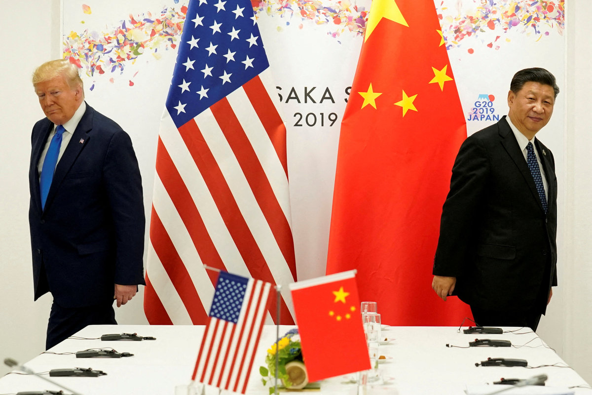 U.S. President Donald Trump attends a bilateral meeting with China's President Xi Jinping during the G20 leaders summit in Osaka, Japan, June 29, 2019. - REUTERS