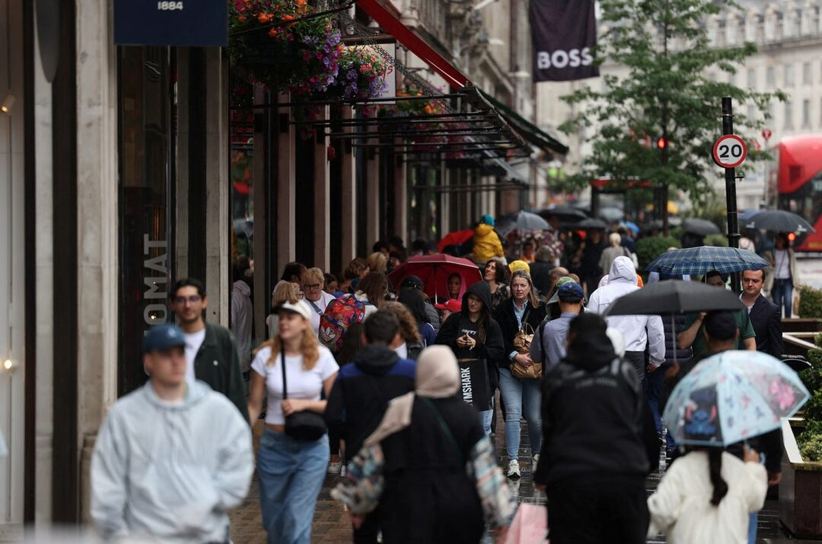 Shoppers walk along Regent Street in London, Britain, July 9, 2024. - REUTERS
