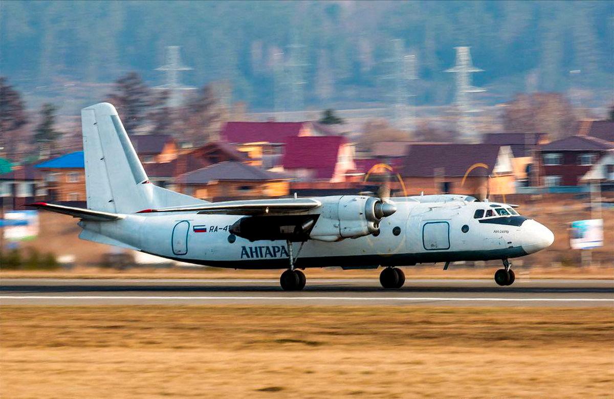 An An-24 aircraft of Angara Airlines takes off from the airport of Irkutsk, Russia, in this picture taken in April 2014. - REUTERSPIX