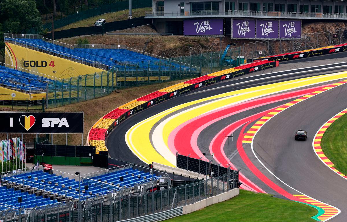 A general view of the circuit ahead of the Belgian Grand Prix - REUTERSpix