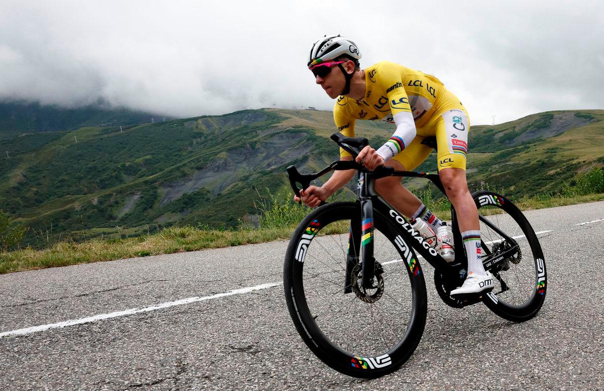 UAE Team Emirates XRG’s Tadej Pogacar in action during stage 18 REUTERS/Benoit Tessier TPX IMAGES OF THE DAY