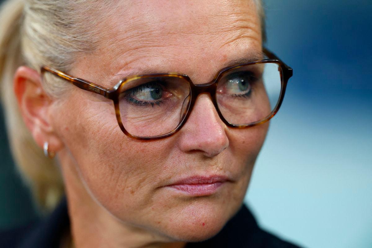 England manager Sarina Wiegman before the match REUTERS/Matthew Childs/File Photo