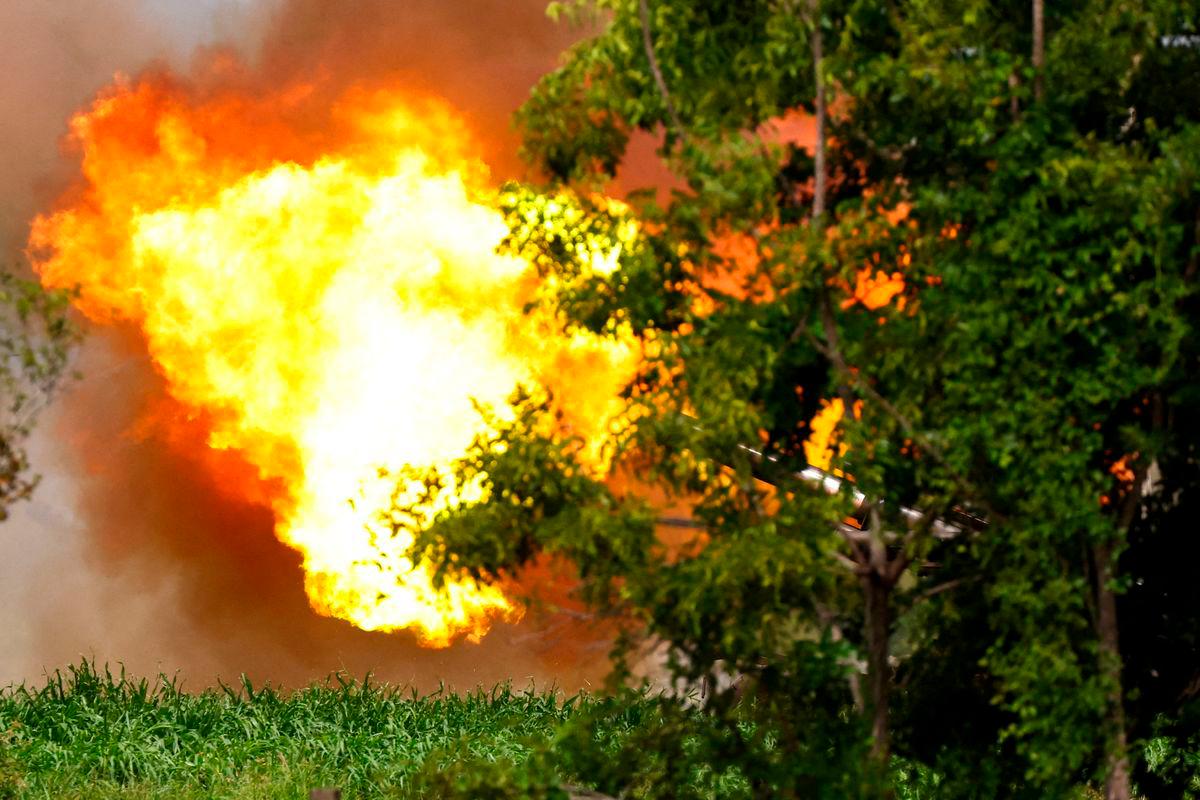 A Thai military mobile unit fires towards Cambodia’s side after Thailand and Cambodia exchanged heavy artillery on Friday as their worst fighting in more than a decade stretched for a second day, in Surin, Thailand, July 25, 2025- REUTERS