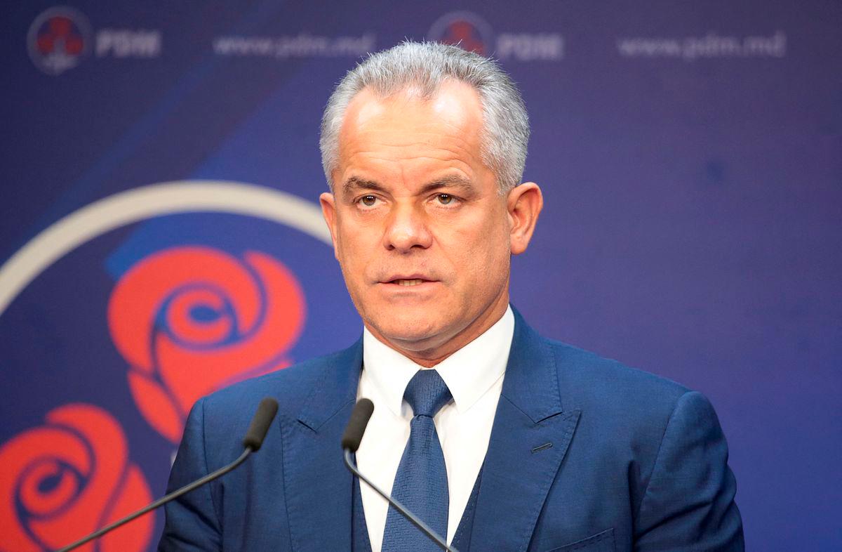 Democratic Party leader Vladimir Plahotniuc speaks during a news conference in Chisinau, Moldova - Reuterspix