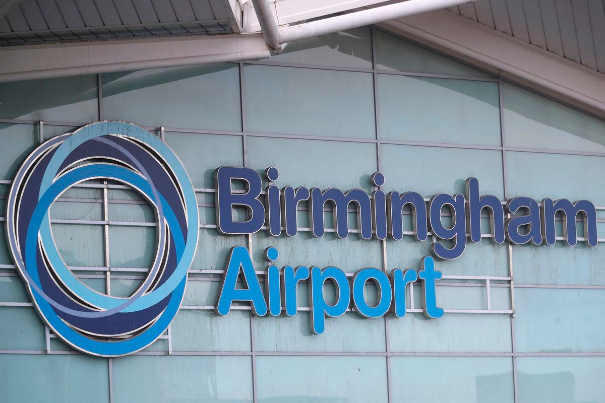 Logo Birmingham Airport -REUTERS/Carl Recibe/File Photo