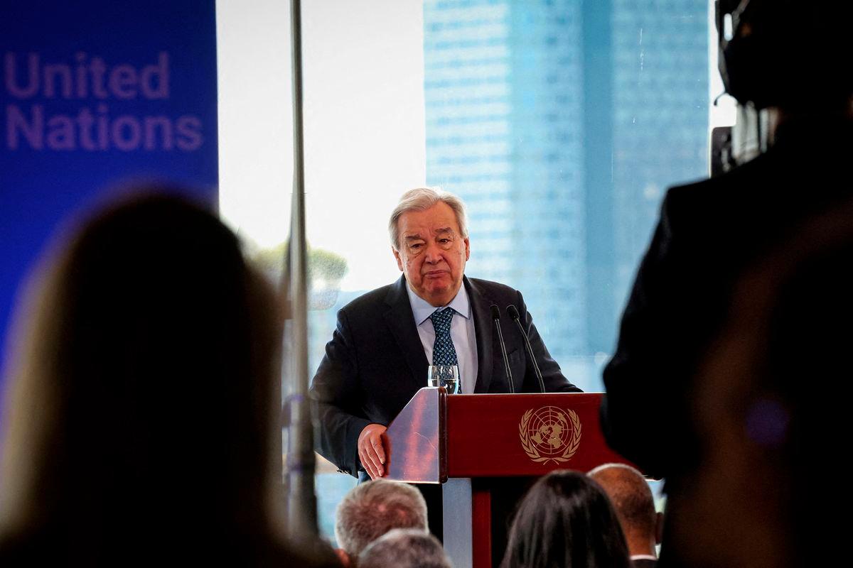 United Nations Secretary General Antonio Guterres delivers a speech on climate and renewable energy at U.N. headquarters in New York City, U.S., July 22, 2025. - REUTERSPIX