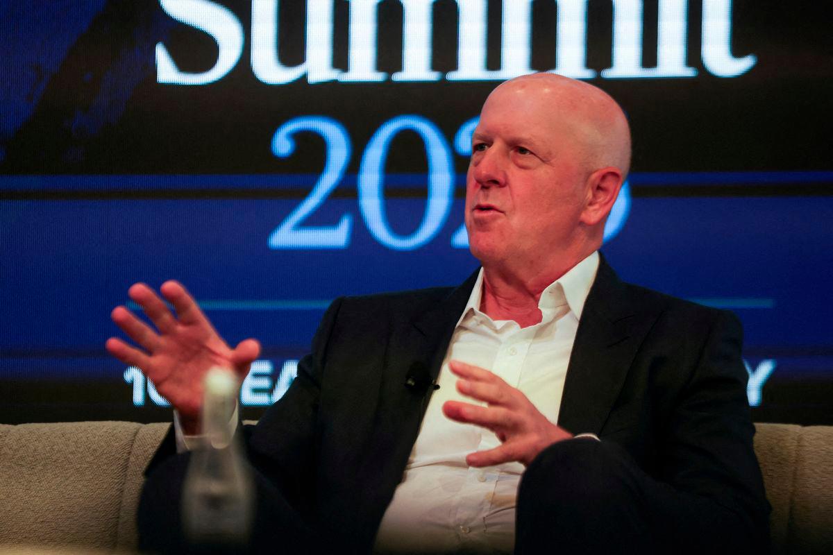 David Solomon, CEO of Goldman Sachs, speaks during the Australian Financial Review Business Summit in Sydney, Australia, March 4, 2025. - REUTERSPIX