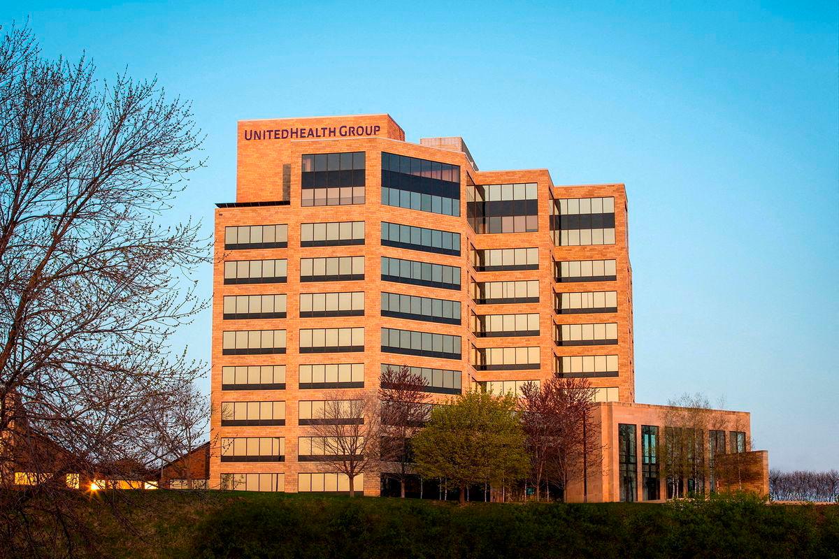 UnitedHealth Group’s headquarters building is seen in Minnetonka, Minnesota, U.S. in this handout picture taken in 2019. UnitedHealth Group/Handout via Reuterspix