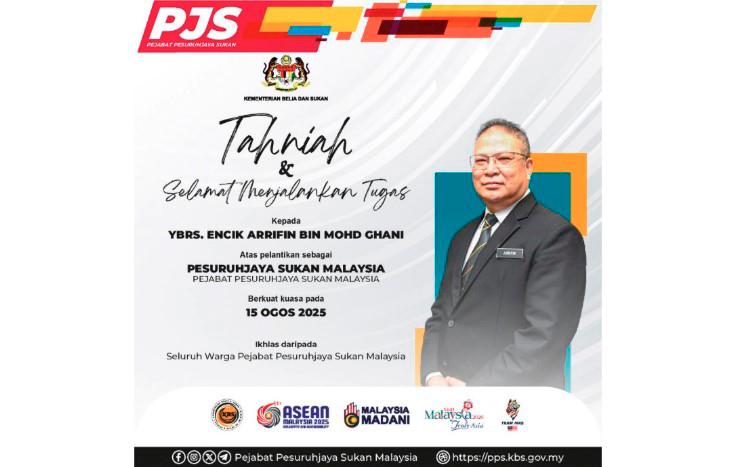 Credit: Pejabat Pesuruhjaya Sukan Malaysia / Facebook
