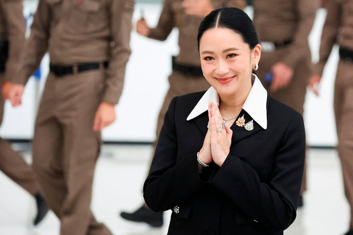 Suspended Thai Prime Minister Paetongtarn Shinawatra arrives at the Constitutional Court to testify in a high-profile ethics case, following a leaked phone conversation between her and Cambodia‚Äôs former leader Hun Sen, in Bangkok, Thailand, August 21, 2025. REUTERS/Athit Perawongmetha