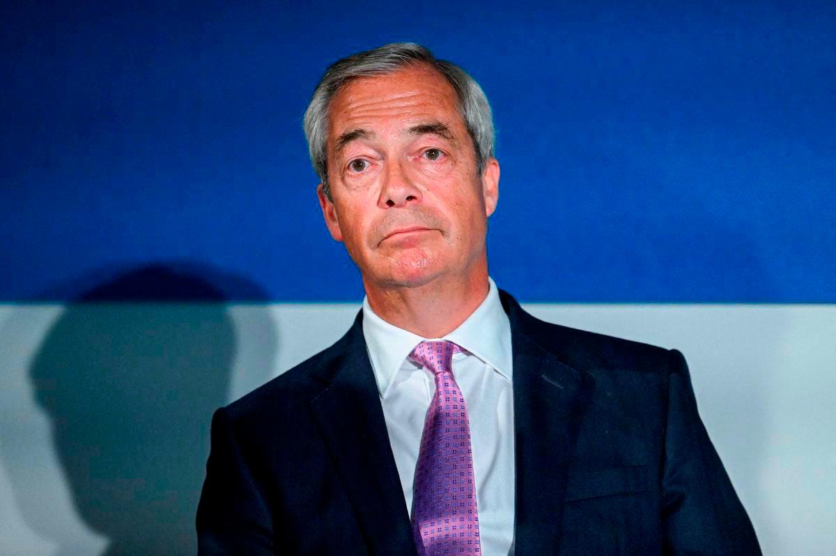 FILE PHOTO: Britain’s Reform UK Party leader Nigel Farage speaks at a press conference in London, Britain, July 28, 2025. REUTERS/Jaimi Joy/File Photo