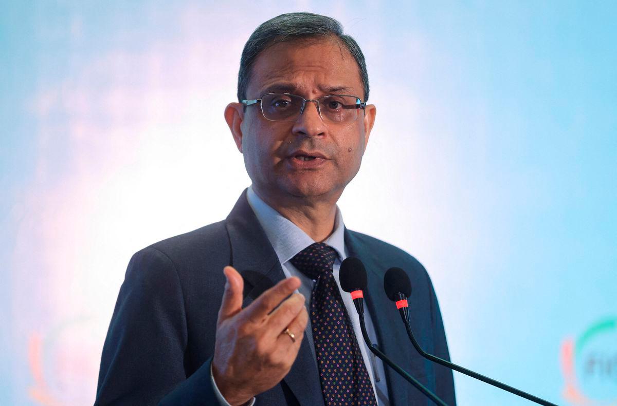 Sanjay Malhotra, Governor of the Reserve Bank of India (RBI) speaks during the FIBAC banking conference in Mumbai, India August 25, 2025. REUTERS/Francis Mascarenhas