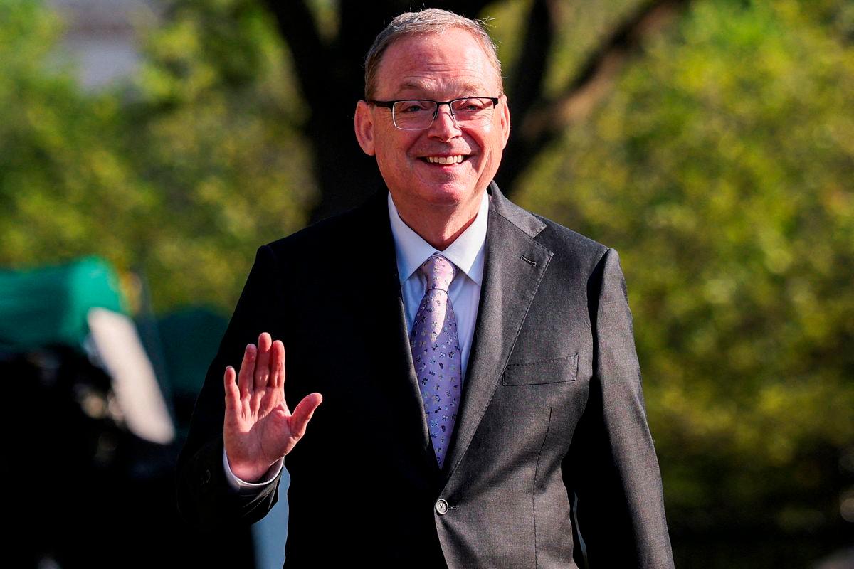 Pengarah Majlis Ekonomi Kebangsaan Rumah Putih Kevin Hassett. Reuterspix