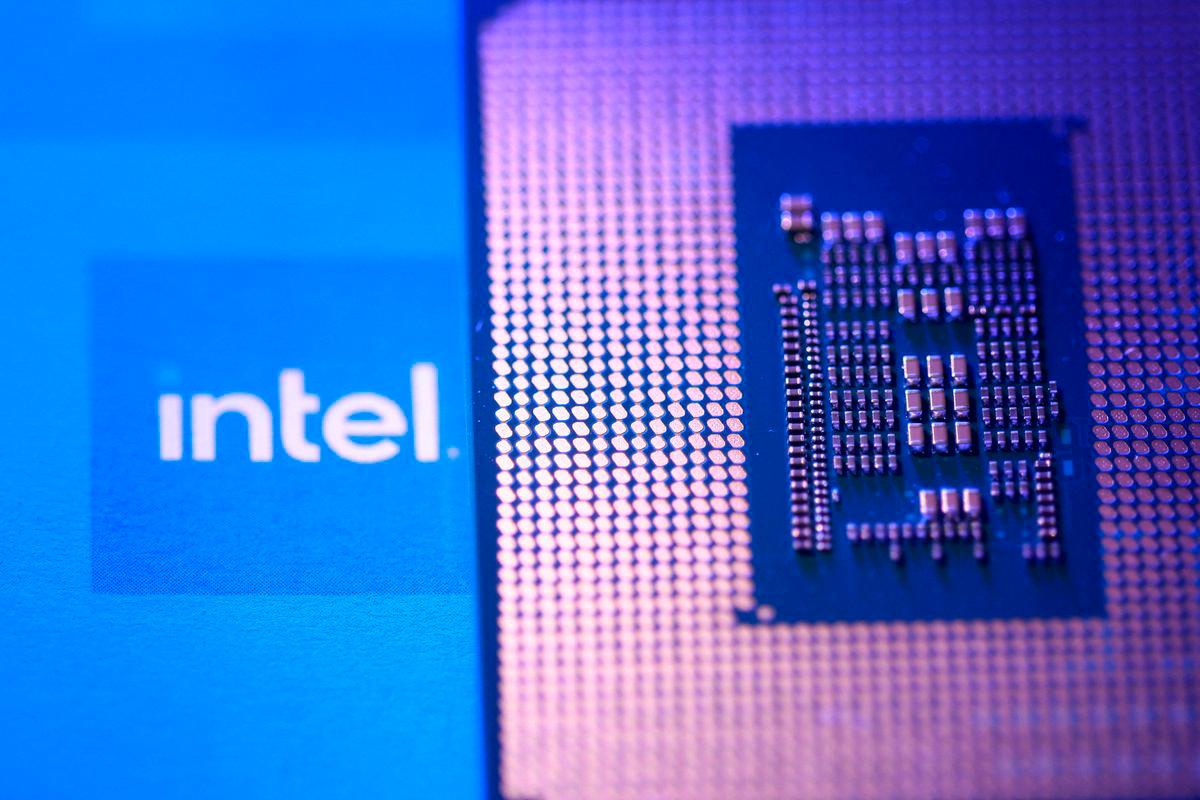 Computer motherboard and Intel chip are seen in this illustration taken August 25, 2025. REUTERSPix