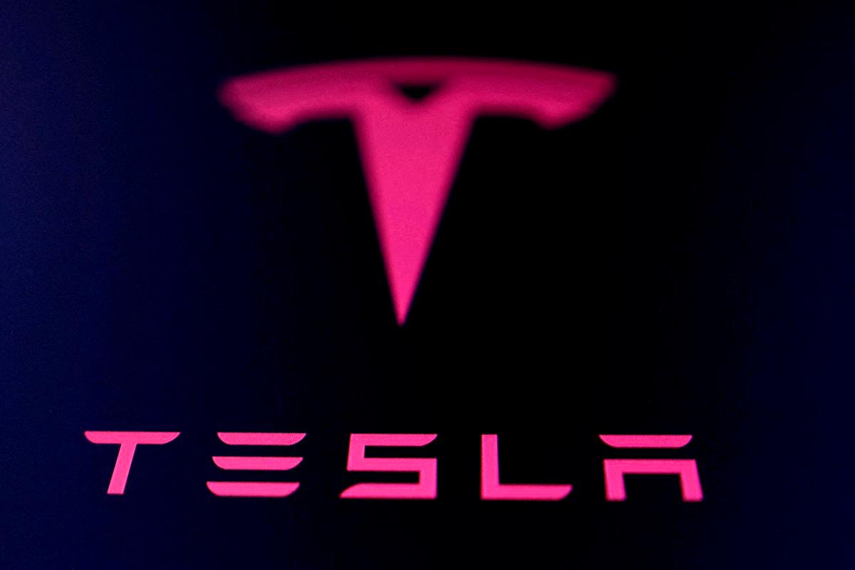 Tesla logo is seen in this illustration taken July 23, 2025. REUTERSPix