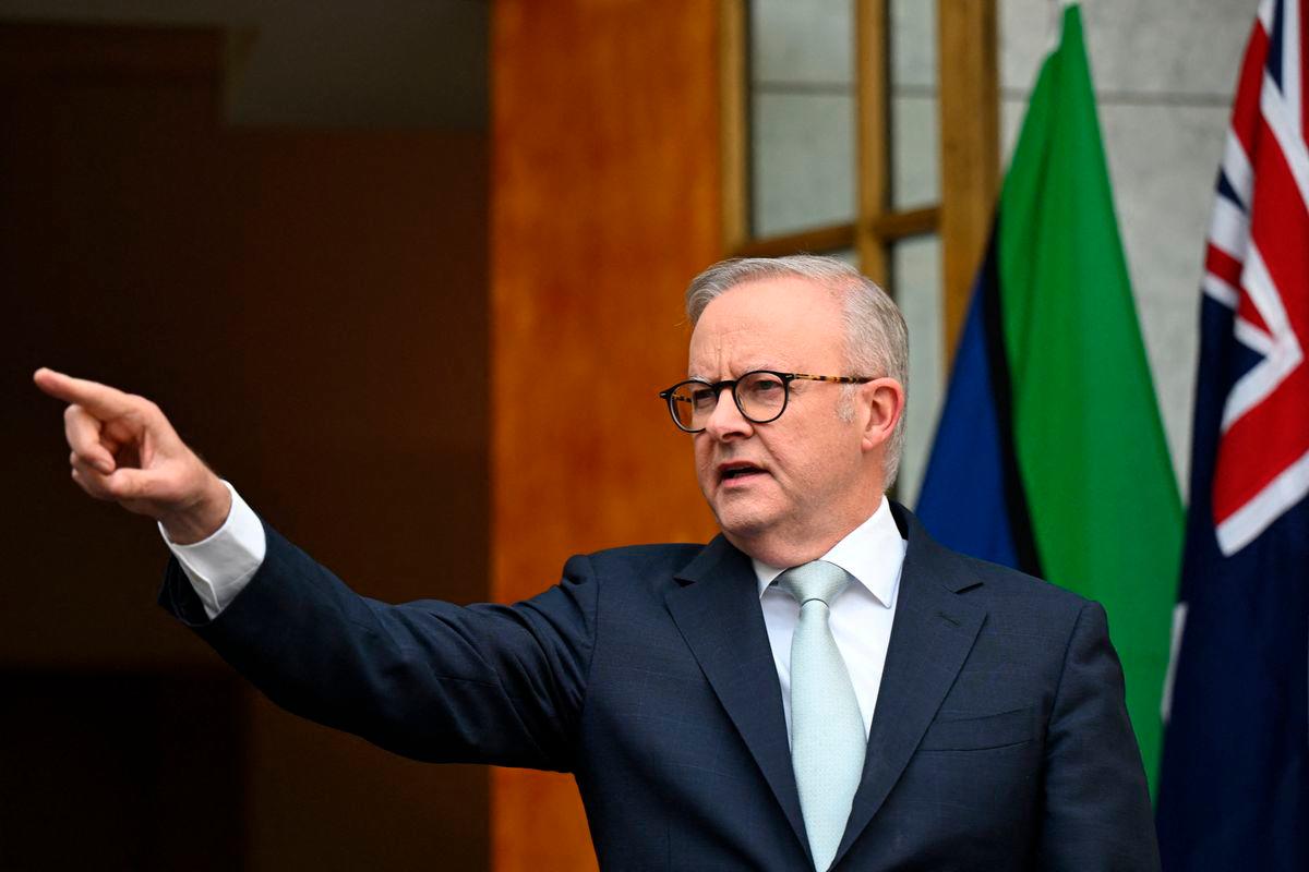 Prime Minister Anthony Albanese. AAP/Lukas Coch via REUTERSPix