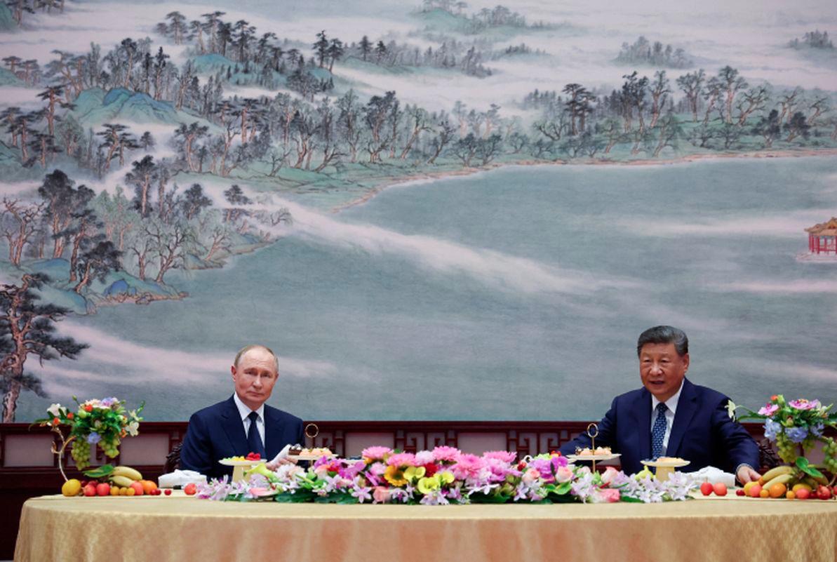 Russian President Vladimir Putin and Chinese President Xi Jinping attend a meeting in Beijing, China September 2, 2025. - Sputnik/Alexander Kazakov/Pool via REUTERSPIX