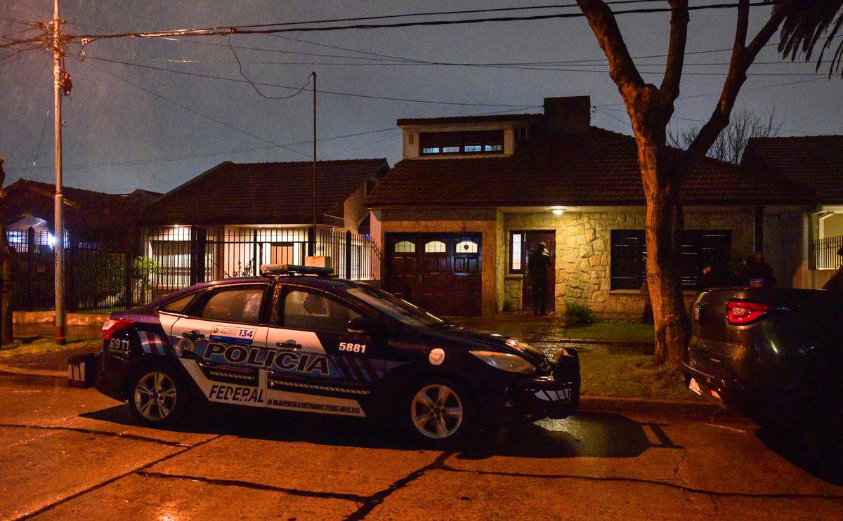 An Argentine Federal Police car is parked outside a house where an Argentine federal court ordered a raid to search for a portrait of Contessa Colleonia, a 17th-century painting by Italian artist Giuseppe Ghislandi, stolen decades ago by the Nazis, after the painting was recently spotted in a real estate listing, in the coastal city of Mar del Plata, Argentina, September 1, 2025. - REUTERSPIX
