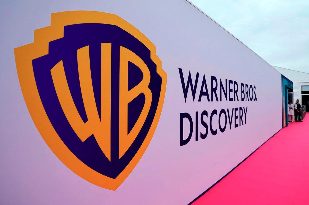 The Warner Bros logo is seen during the Cannes Lions International Festival of Creativity in Cannes, France, June 22, 2022. - REUTERS