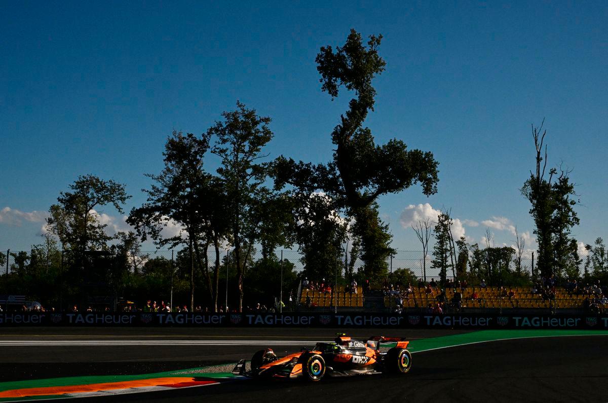 McLaren’s Lando Norris during practice. REUTERSPix