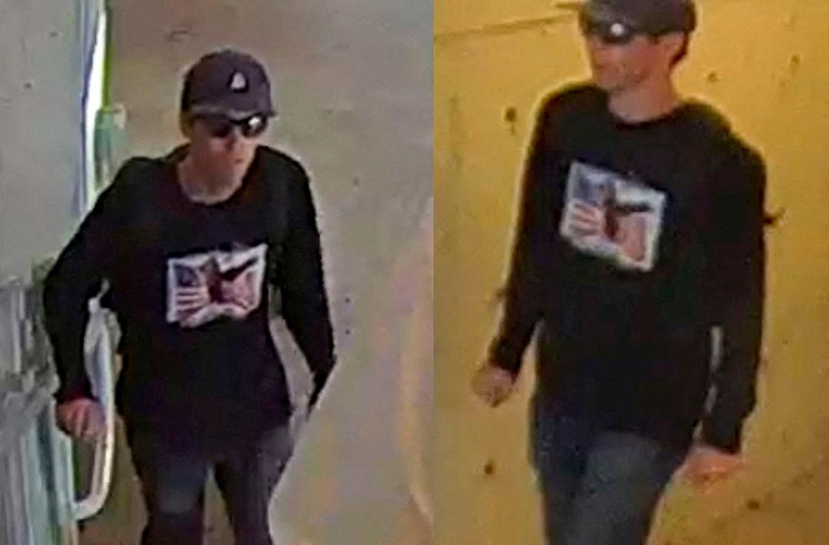 A combination photo shows a person of interest in the fatal shooting of U.S. right-wing activist and commentator Charlie Kirk during an event at Utah Valley University, in Orem, Utah, U.S., in security footage released by the Utah Department of Public Safety on September 11, 2025. Utah Department of Public Safety/Handout via REUTERS