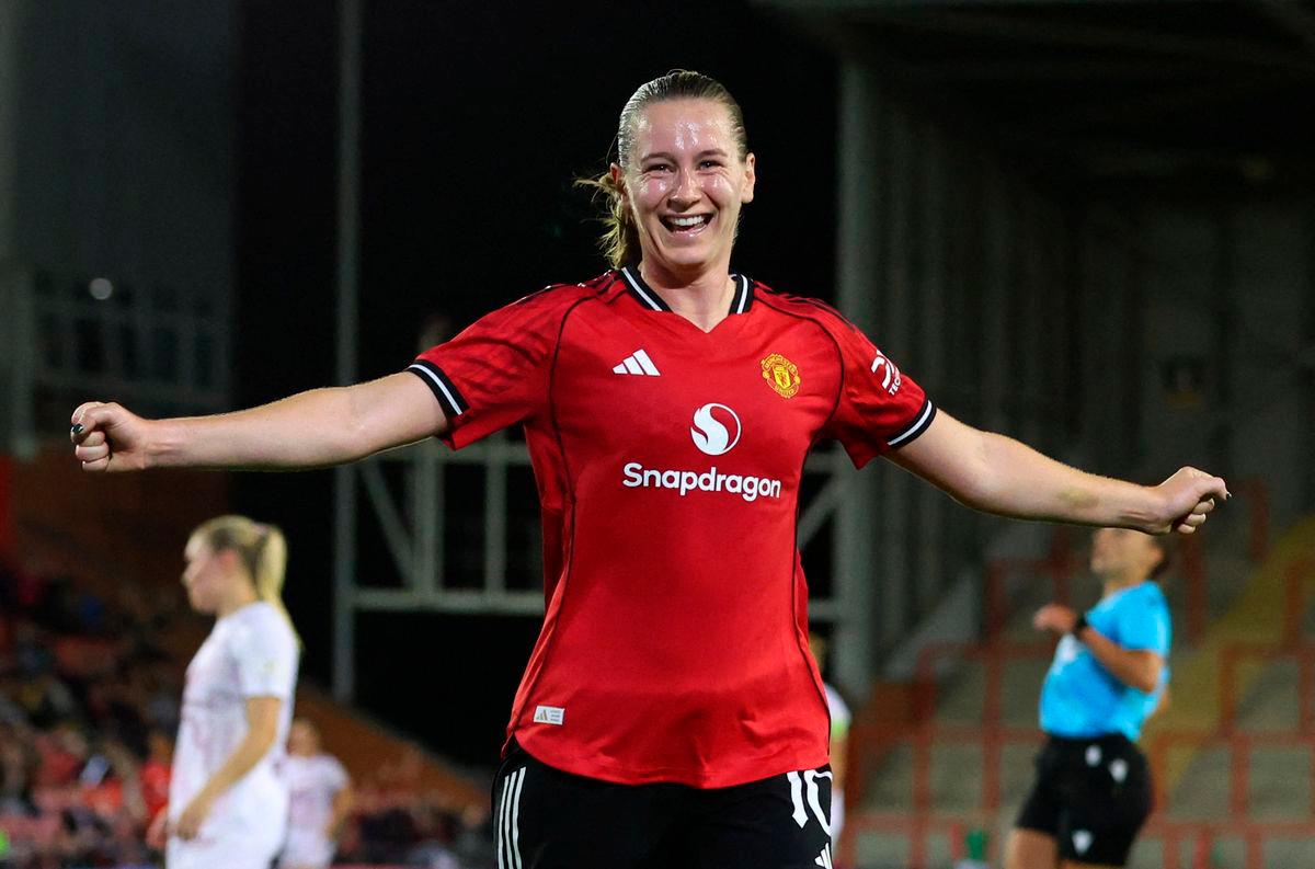 Manchester United’s Elisabeth Terland. Action Image via Reuters