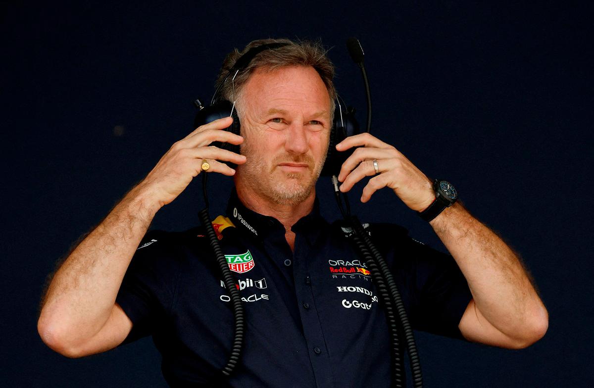 Red Bull team principal Christian Horner before practice. - REUTERS/Stephanie Lecocq/File Photo