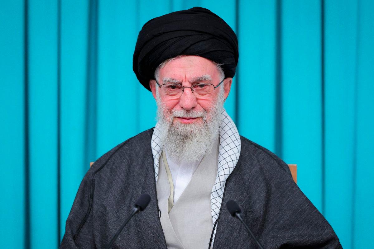 Iran's Supreme Leader Ayatollah Ali Khamenei speaks during a televised speech in Tehran, Iran, September 23, 2025. - Office of the Iranian Supreme Leader/WANA (West Asia News Agency)/Handout via REUTERSPIX