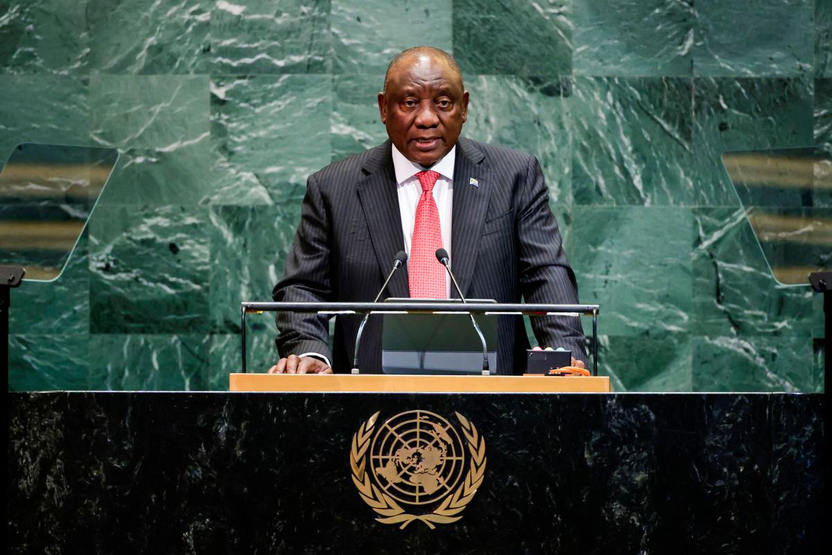 South Africa's President Cyril Ramaphosa - REUTERSPIX