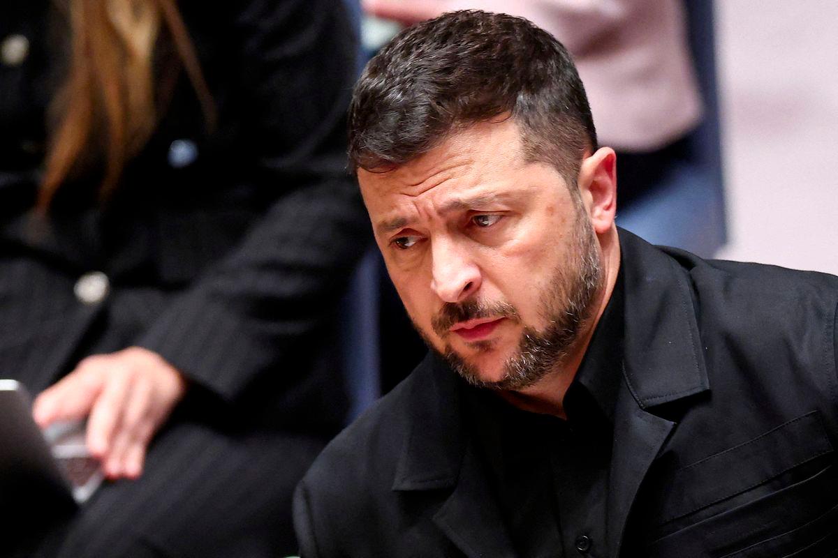 Ukraine's President Volodymyr Zelenskiy - Charly Triballeau/Pool via REUTERSPIX
