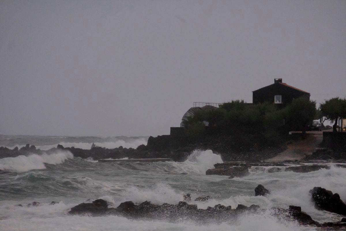For representational purposes only: A house near the coast during the passage of Post-Tropical Cyclone Gabrielle in Madalena, Pico island in Azores, Portugal September 26, 2025. REUTERS/Lino Borges
