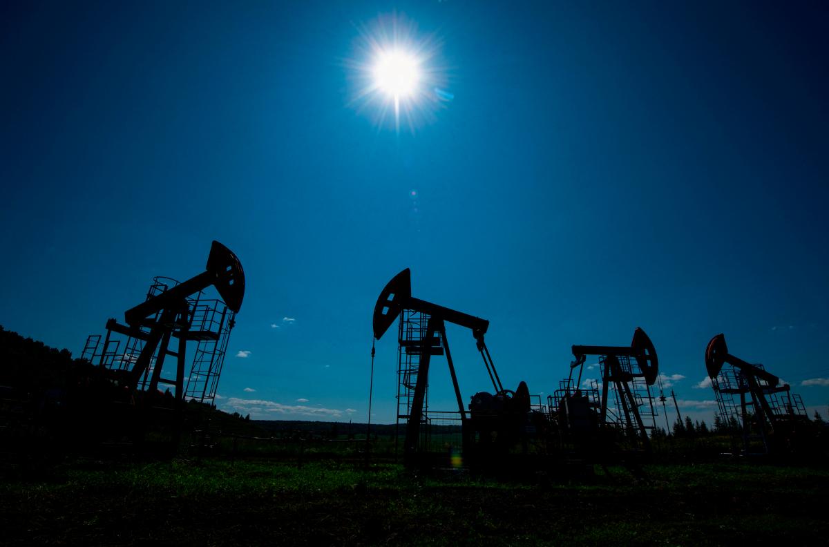 For representational pFILE PHOTO: A view shows oil pump jacks outside Almetyevsk, in the Republic of Tatarstan, Russia July 14, 2025. REUTERS/Stringer/File Photourposes only: