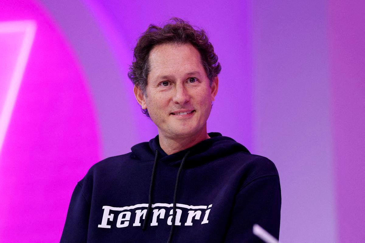 FILE PHOTO: Stellantis Chairman John Elkann attends the Viva Technology conference dedicated to innovation and startups at Porte de Versailles exhibition center in Paris, France, June 13, 2025. REUTERS/Gonzalo Fuentes/File Photo