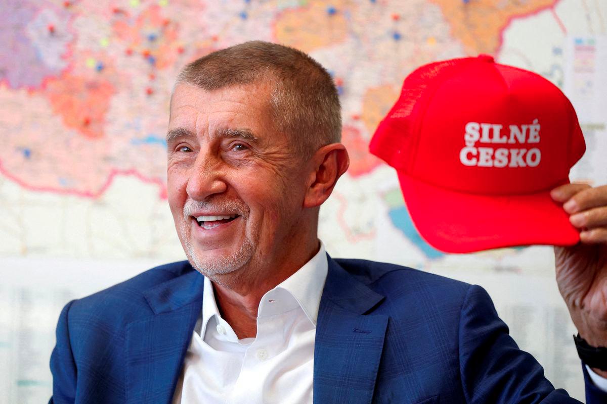 Former Czech Prime Minister and leader of ANO party, Andrej Babis, - REUTERSPIX