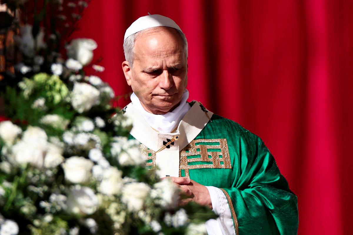 Pope Leo XIV leads a Mass for the Jubilee of Catechists in St. Peter's Square at the Vatican, September 28, 2025. - REUTERSPIX