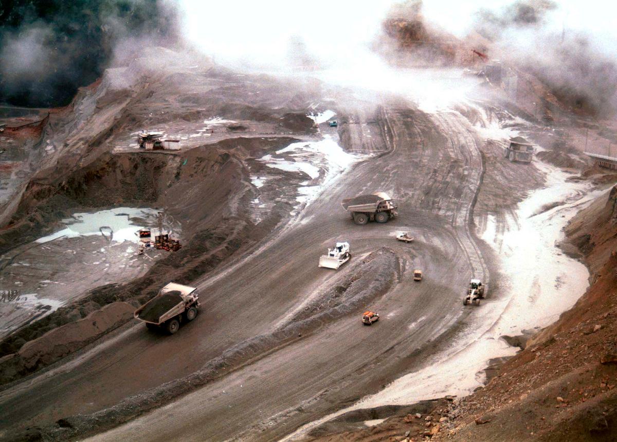 Grasberg copper and gold mine. - REUTERSpix