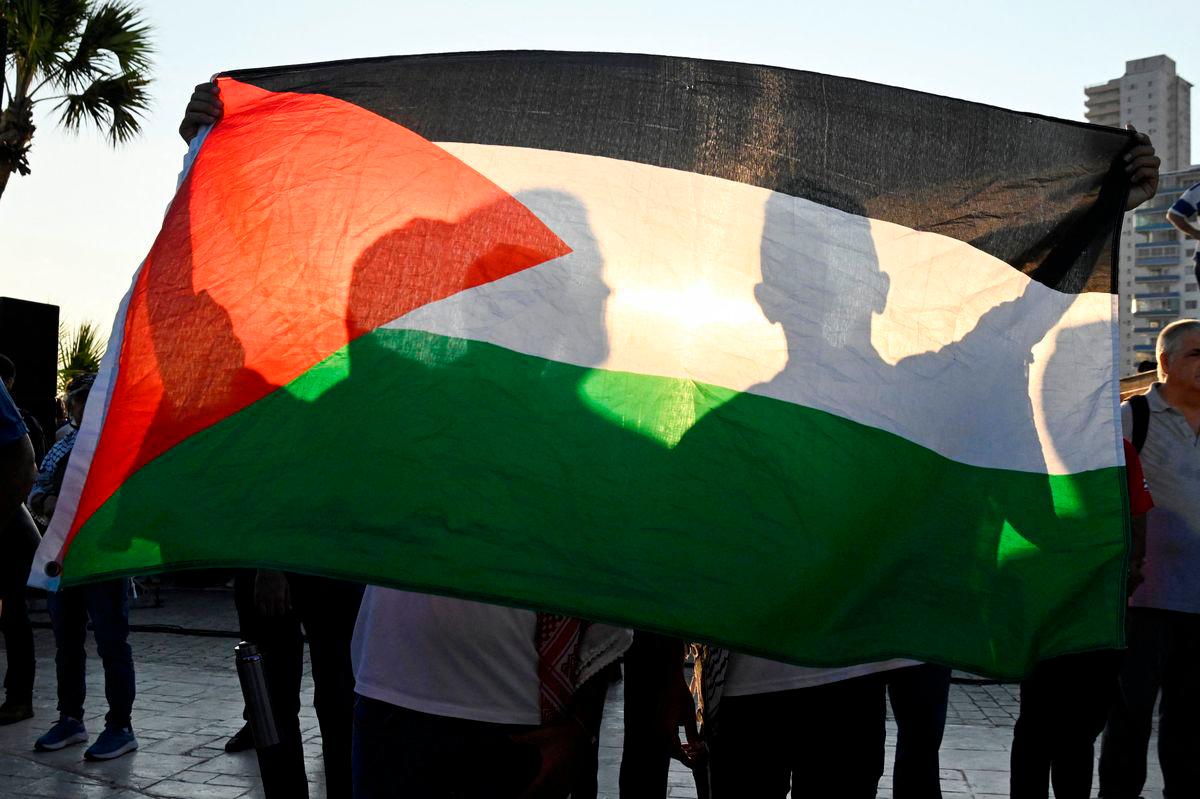 For visual purposes only: Gaza Flag - REUTERS