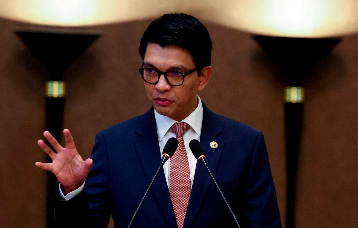 Madagascar's President Andry Rajoelina - REUTERSPIX