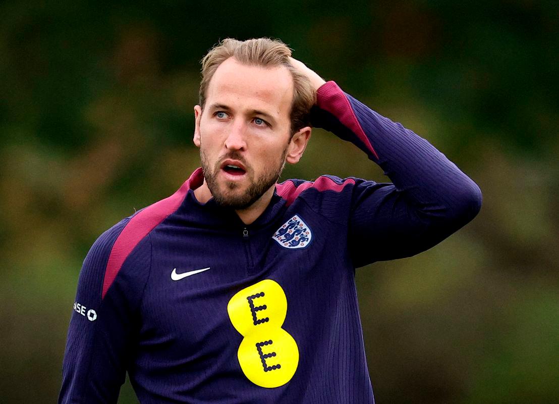 England’s Harry Kane during training. Action Images via Reuters
