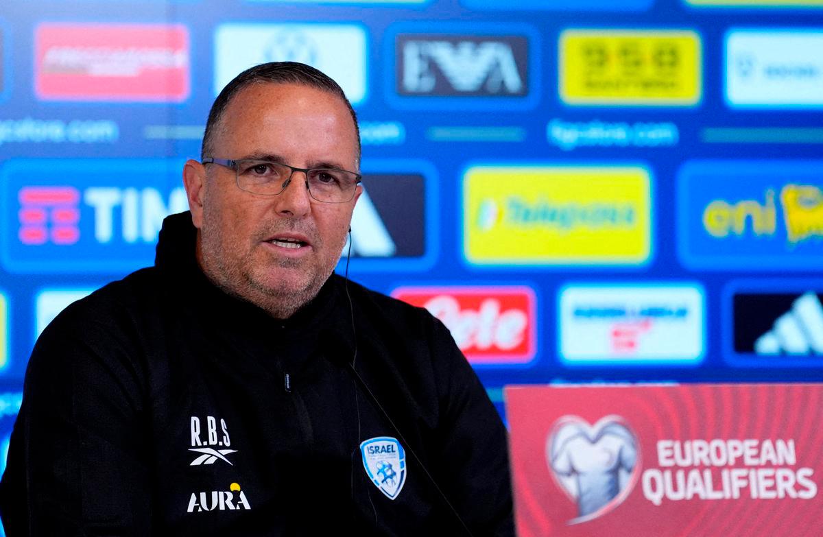 Israel coach Ran Ben Shimon. Reuterspix